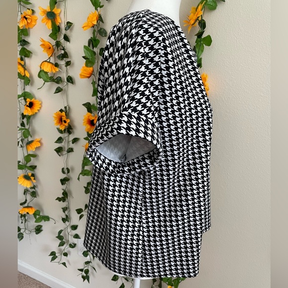 Melloday Houndstooth Blouse - Picture 7 of 12